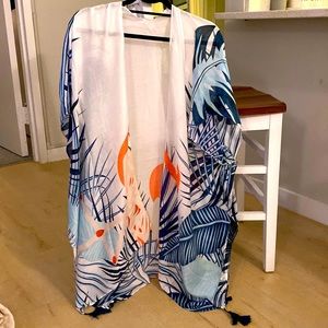Never worn!! Flamingo Kimono